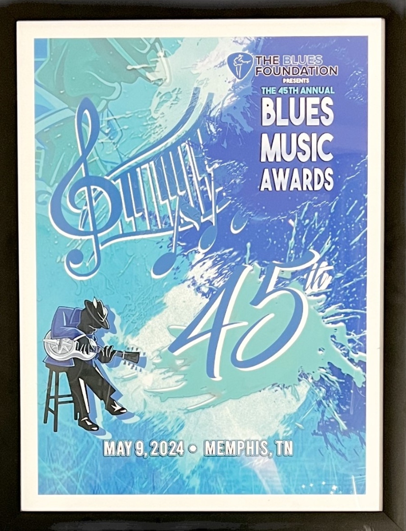 Product Description: The Official 2024Blues Music Awards Logo. A perfect keepsake to remember the moment!</br></br>(Frame not included)</br> BMA 2024 Poster